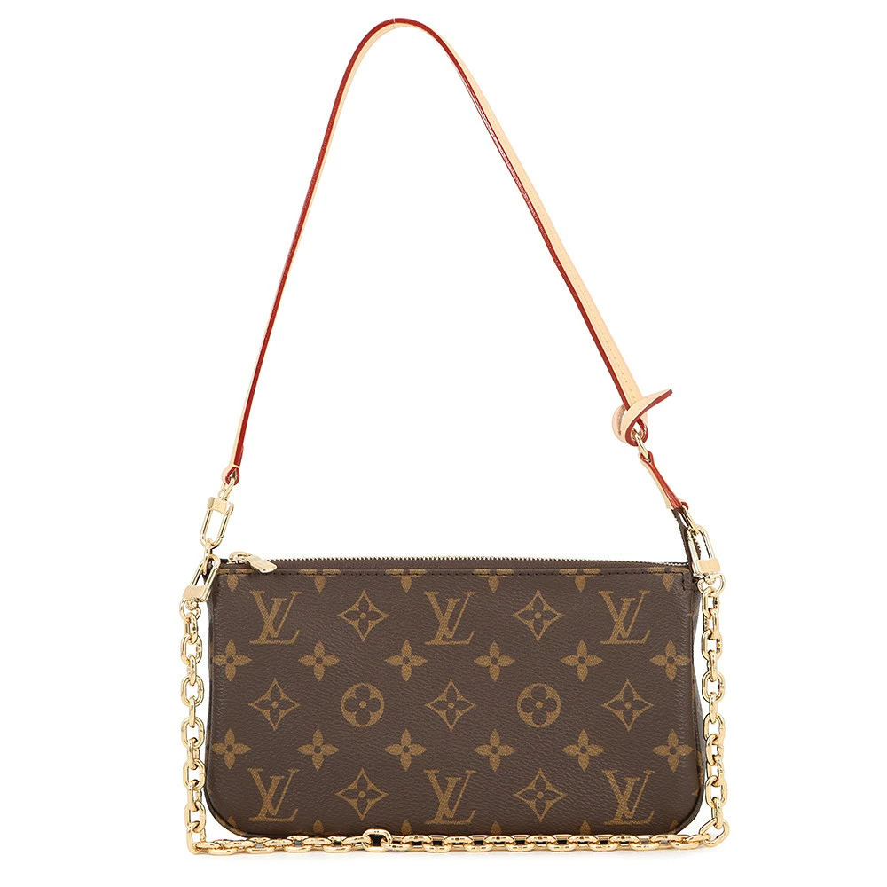 Louis Vuitton handbag Monogram Pochette Accessoires brown bag